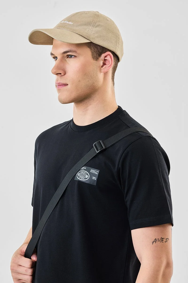 سنيتش تي شيرت قطن % بقصة عادية