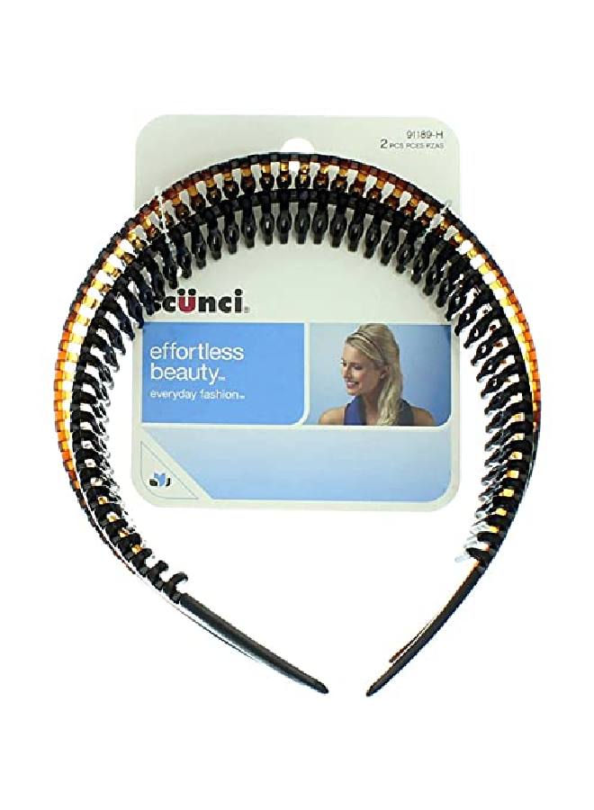 Scunci Effortless Beauty Headbands 1 Count (Pack Of 2) - Image 5