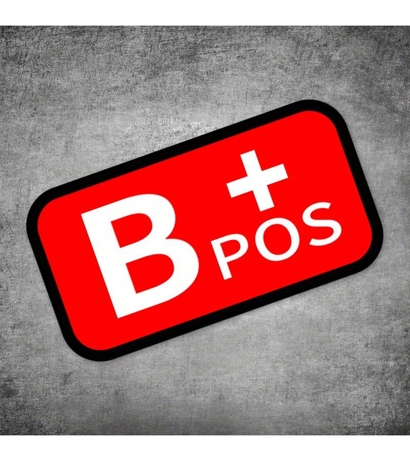 AB Blood Type Sticker Waterproof Durable Vinyl Decal For Motorcycle Helmet Cover - Image 5