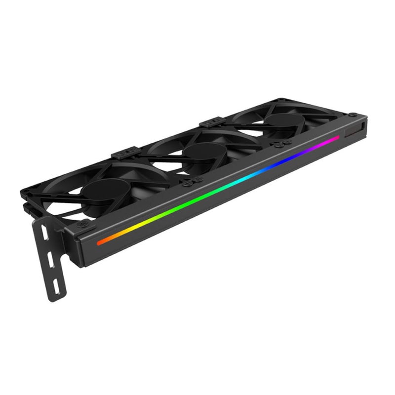 Small PCIe GPU Cooler 5V ARGB Silent Cooling Fan 3 Pin Connector for Desktop Computer Video Card - Image 2