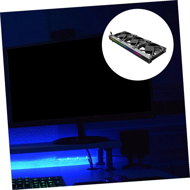 Small PCIe GPU Cooler 5V ARGB Silent Cooling Fan 3 Pin Connector for Desktop Computer Video Card - Image 5