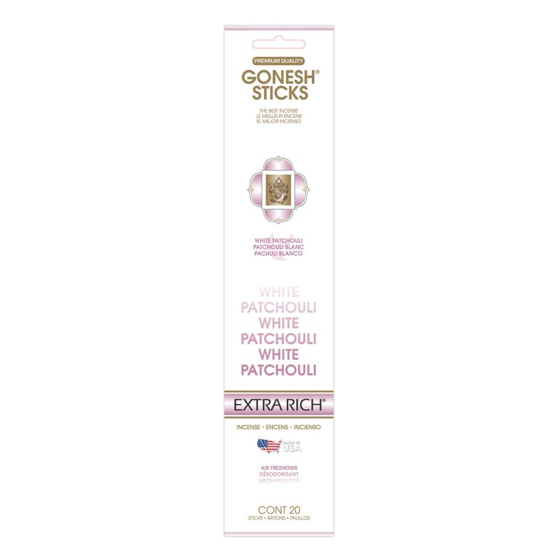 Gonesh Extra Rich Stick 20 ct White Patchouli