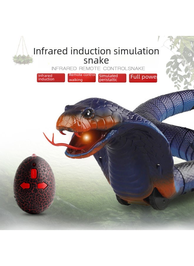 Strange Trick Toy Electric Remote Control Infrared Frequency Simulation Rattlesnake Cobra Remote Control Snake Walking-Color:Centipede Yellow 268g  - Image 5