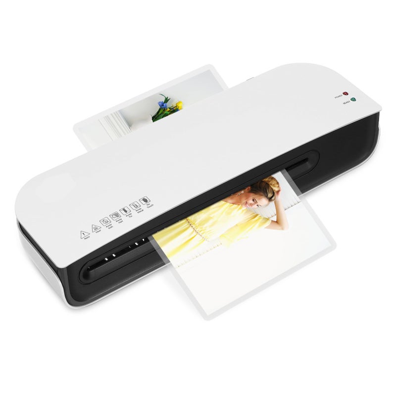Compact Desktop Laminator Machine with Corner Rounder for Photos Documents Artwork - Image 2
