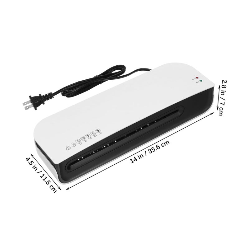 Compact Desktop Laminator Machine with Corner Rounder for Photos Documents Artwork - Image 3