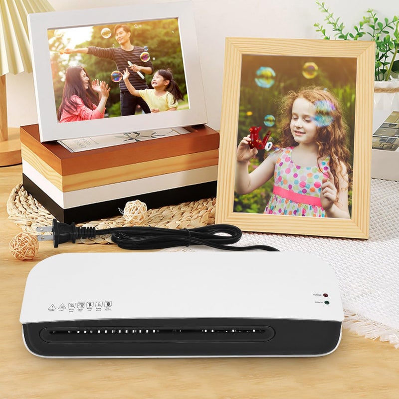 Compact Desktop Laminator Machine with Corner Rounder for Photos Documents Artwork - Image 5