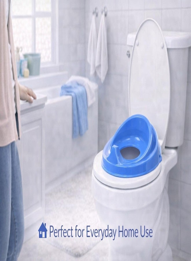 Maanit Toilet Training Potty Seat Cover Ideal for Kids, Slim and lightweight Pottey seat (Blue) - Image 3
