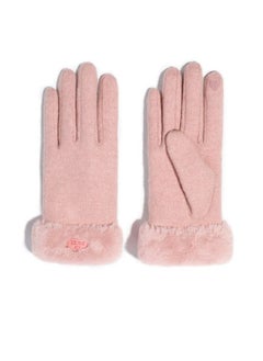 Women's Outdoor Plush Warm And Cold Proof Gloves In Winter