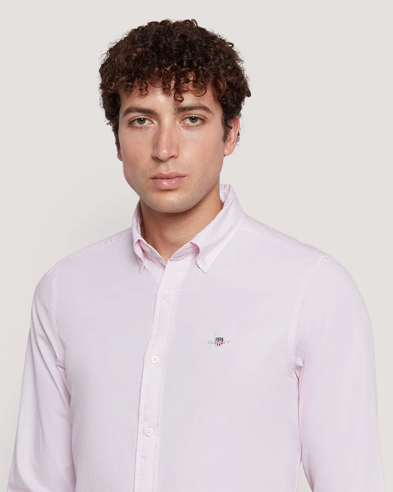GANT Gant Men’S Slim Fit Cotton Poplin Shirt