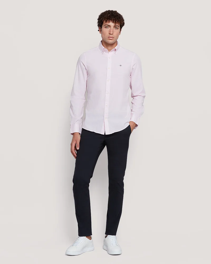 GANT Gant Men’S Slim Fit Cotton Poplin Shirt