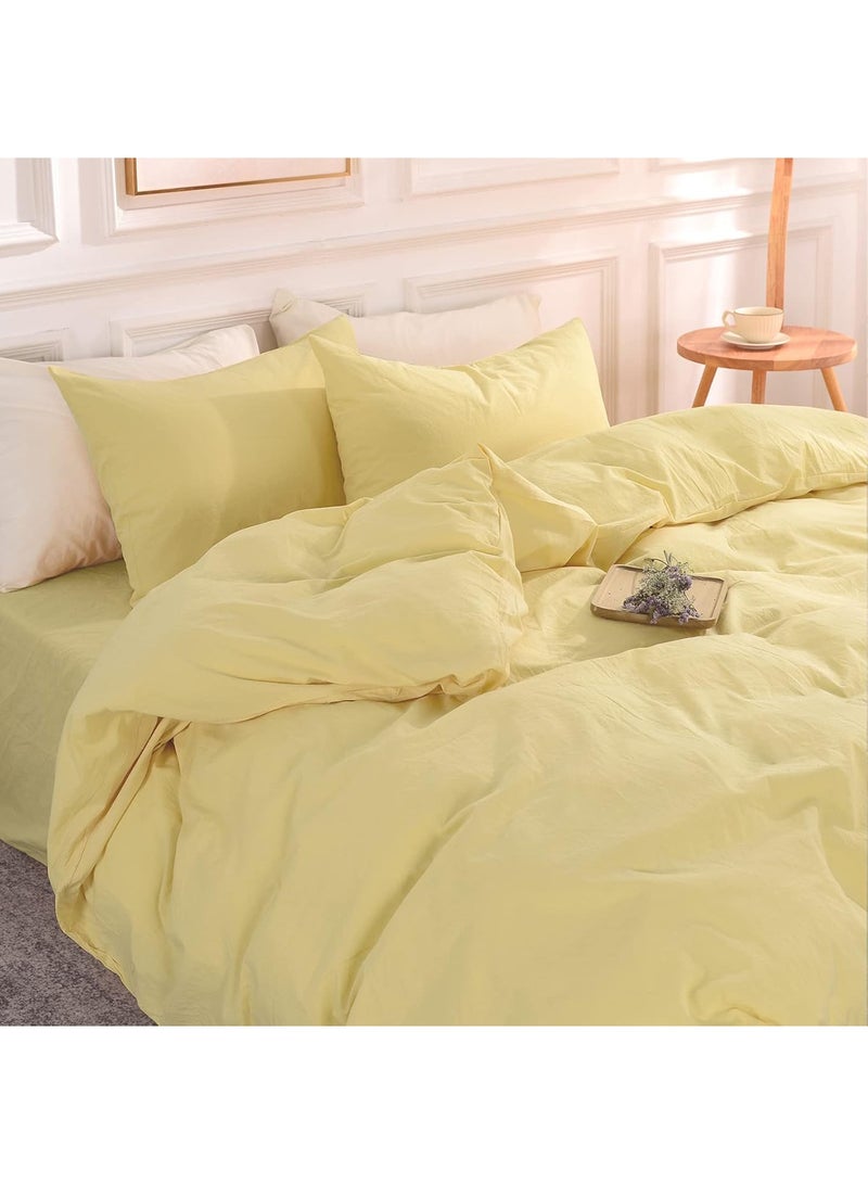 Disposable Bed Sheet Set Disposable Travel Bedding Set - Includes Bed Sheets, Quilt Cover And Disposable Pillowcases, Ideal for Hotels, Business Trips, and Travel Essentials  - Image 1