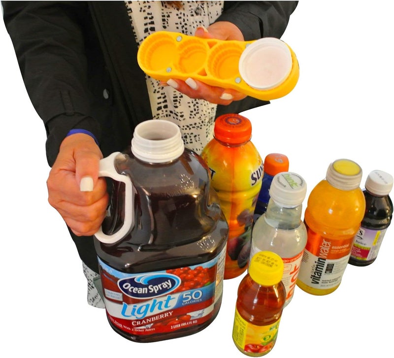 magic Opener COMBO – 1 mO MINI for small plastic caps & 1 mO PLUS for larger plastic caps See Pictures for Better Understanding – Soda Opener - Water Opener | Twist-off | Good for 16 sizes | Help Aids - Image 4