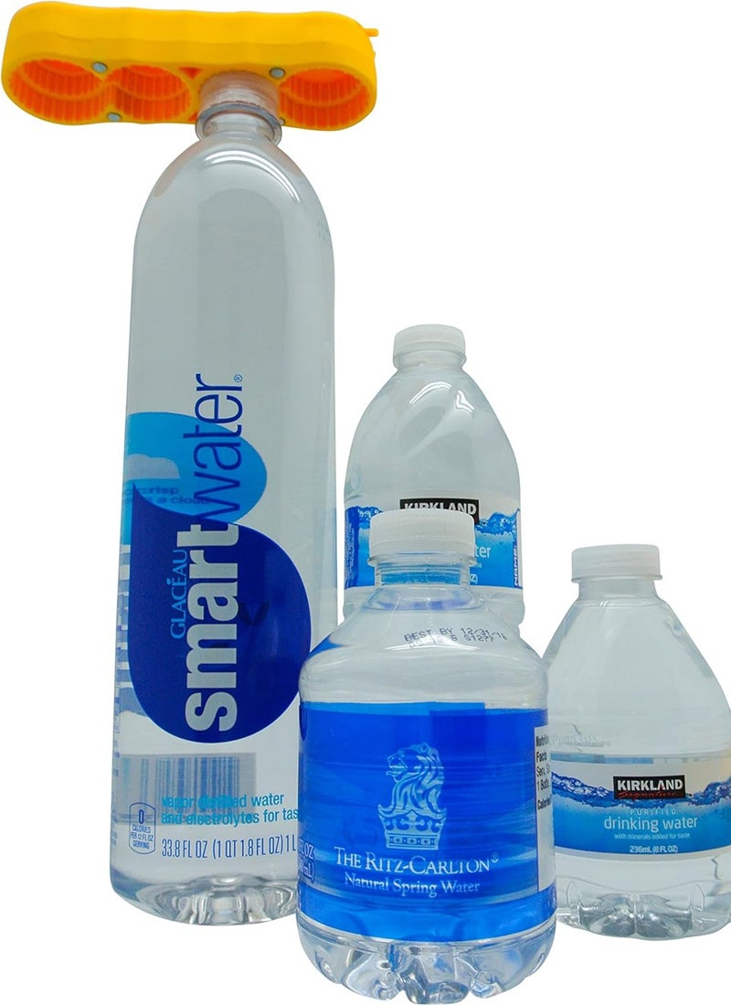 magic Opener COMBO – 1 mO MINI for small plastic caps & 1 mO PLUS for larger plastic caps See Pictures for Better Understanding – Soda Opener - Water Opener | Twist-off | Good for 16 sizes | Help Aids - Image 2