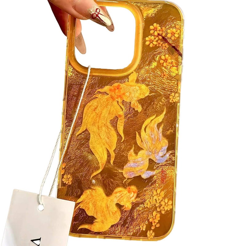 غطاء واقي | حماية من السقوط | مقاوم للصدمات لـ iPhone 17 / 17 Air / 17 Pro / 17 Pro Max | Gold - Image 2