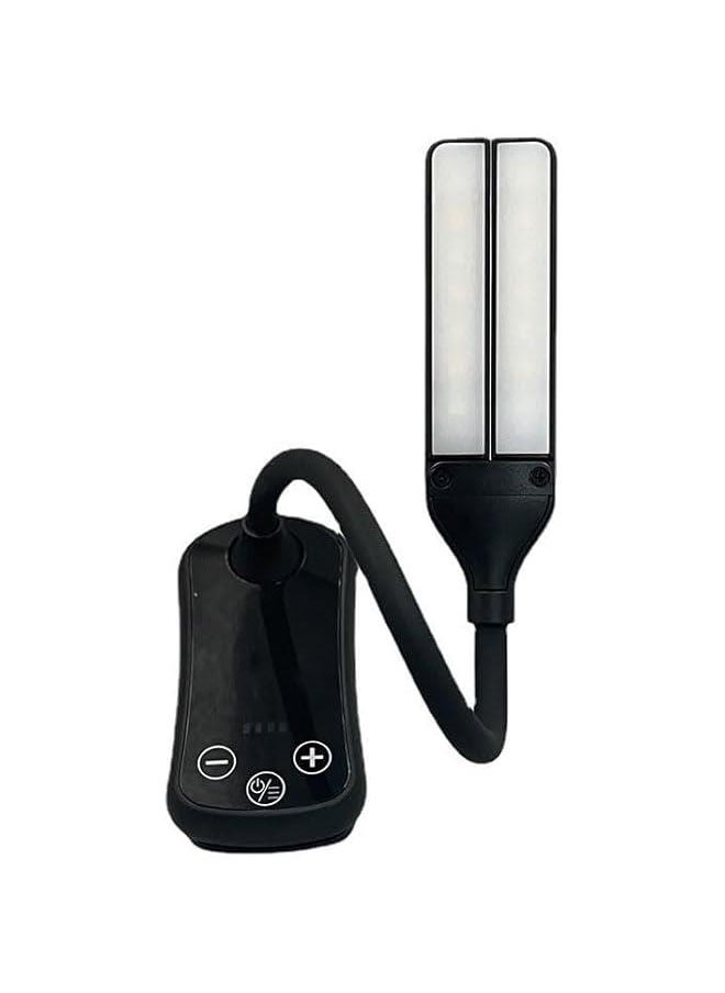 MOXO - Book Light for Reading in Bed Portable&Adjustable Reading Lamp Reading Light with 3 Colors Small Desk Lamp for Readers(Black). - Image 1