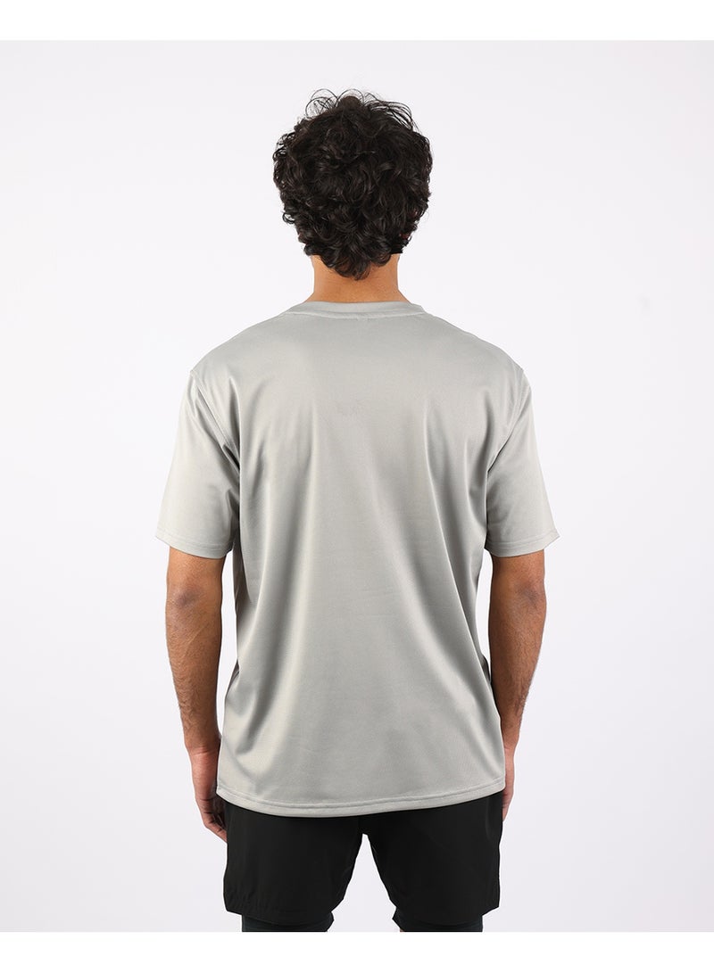 أتوم Prime Fit Men's Gray T-Shirt - Image 2