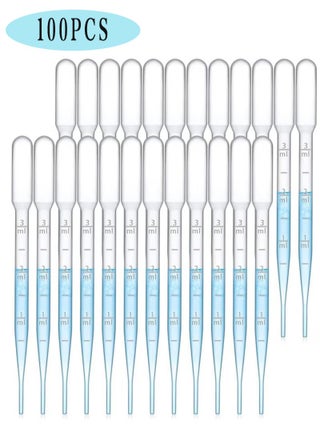 100PCS 3ML Pipettes,Disposable Pasteur Pipette,Eye Dropper,Plastic Liquid Droppers for Essential Oils,Graduated,Dispensing,Measuring, Watering,Interval 0.5ml,Clear - pzsku/ZDC295CF6D9585880F0F6Z/45/_/1697707237/43791cb7-daa9-4a3c-b65d-d84a56773336