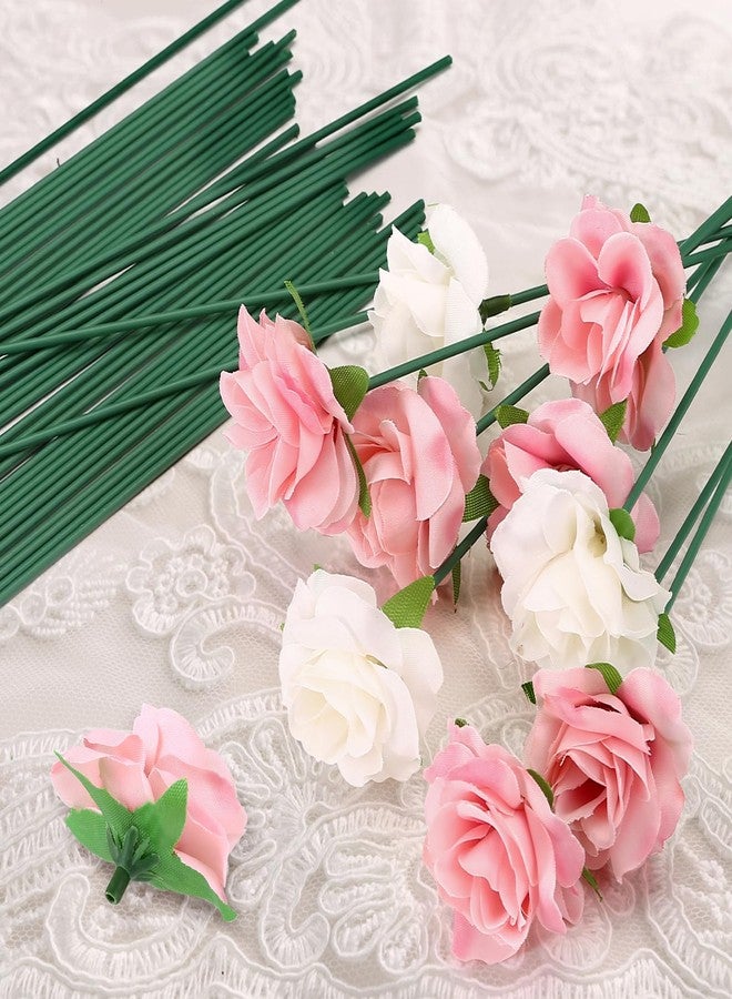 Kesote Floral Wire Stems, 50 Pieces, Thick Flower Rose Bud Stems, 8 Inches - Image 5