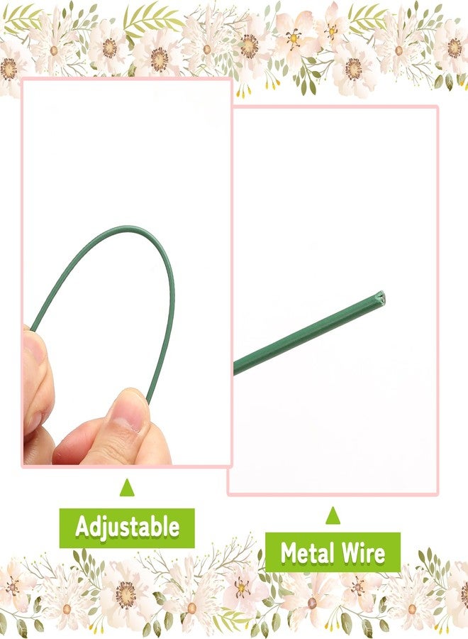 Kesote Floral Wire Stems, 50 Pieces, Thick Flower Rose Bud Stems, 8 Inches - Image 2