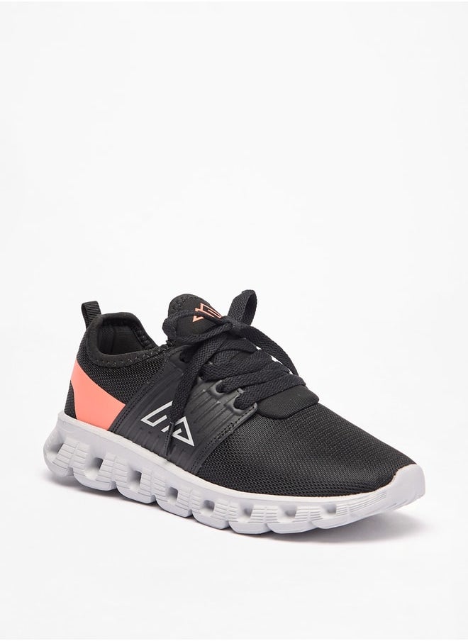 Oaklan by Shoexpress Boy's Logo Detail Sports Shoes with Lace-Up Closure  - Image 1