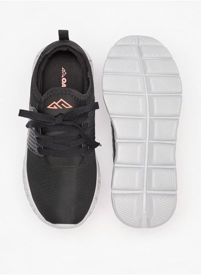 Oaklan by Shoexpress Boy's Logo Detail Sports Shoes with Lace-Up Closure  - Image 4