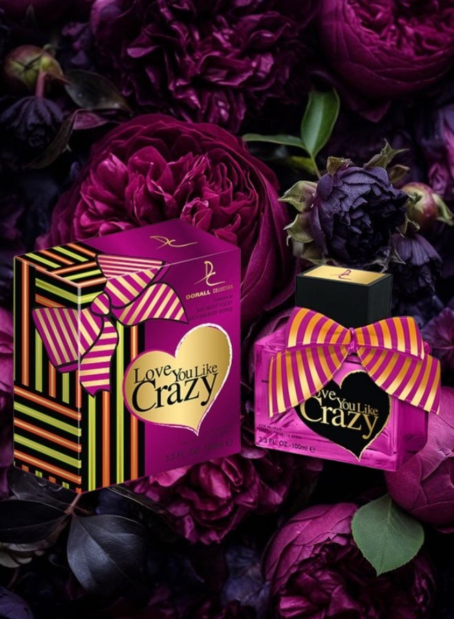 DORALL COLLECTION 6 Pieces Love You Like Crazy Perfume 100ML - Image 2