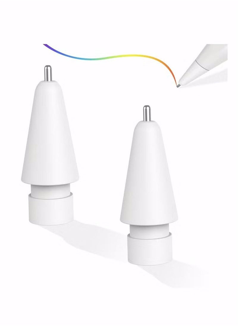 Generic - Replacement Tips for Pencil 1st 2nd Generation Upgraded Longer Fine Point High Sensitive Pen Like iPencil Nib No Wear Out Noiseless Precise Control Stylus Tip for iPad Pro Pencil - Image 1