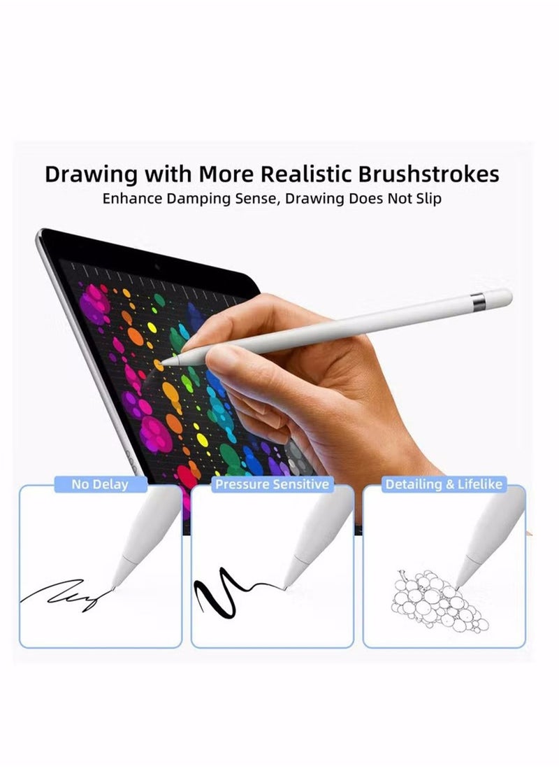 Generic - Replacement Tips for Pencil 1st 2nd Generation Upgraded Longer Fine Point High Sensitive Pen Like iPencil Nib No Wear Out Noiseless Precise Control Stylus Tip for iPad Pro Pencil - Image 1