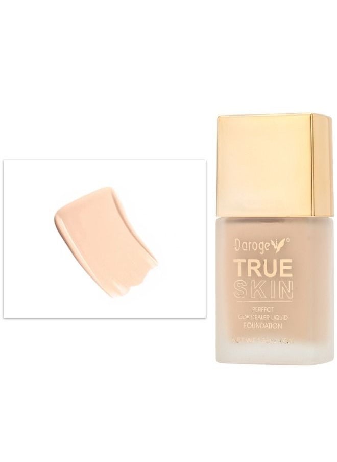daroge Matte Makeup Liquid Foundation Peach Puff 40 ML  - Image 1