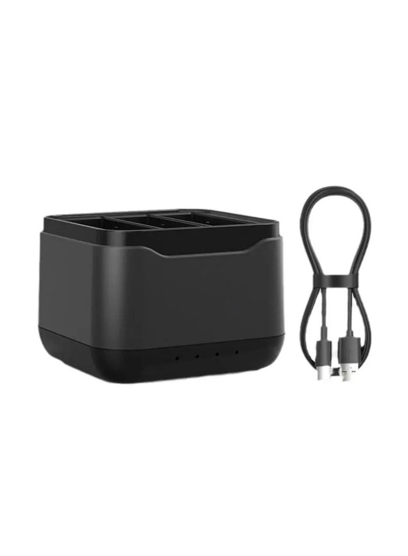 Battery Charger For Insta360 Ace Pro / Ace Fast Charge Hub Battery Charging Stand with 3 Charging Slots  - Image 1