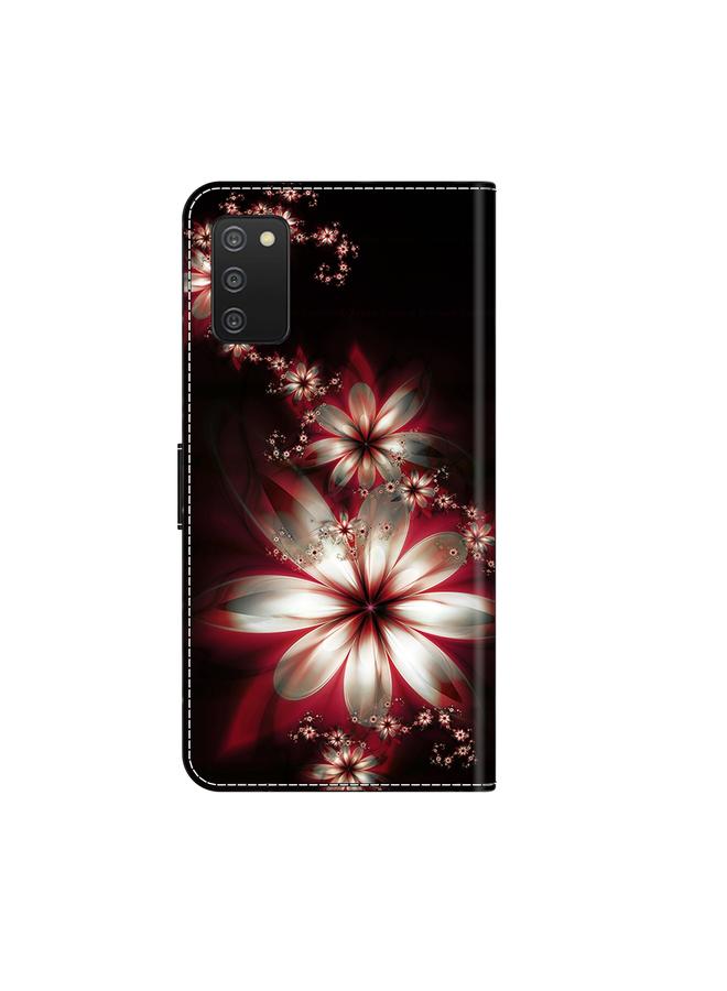 اس-توب جراب لهاتف Samsung Galaxy A03s مصنوع من الجلد المقاوم للصدمات بتصميم كريستالي ثلاثي الأبعاد - Image 3