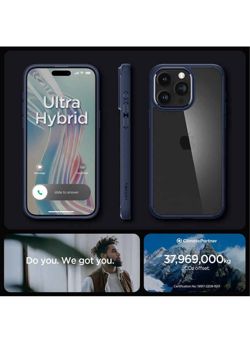 Ultra Hybrid for iPhone 15 Pro MAX Case Cover - Navy Blue