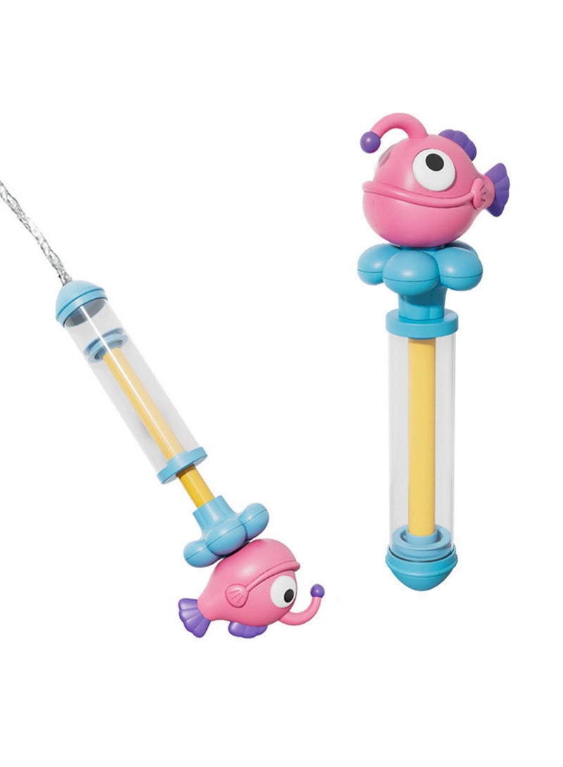 Cute Marine Animal Water Cannon, Beach Bathing And Water Play Toys, Suitable For Family Gatherings And Enhancing The Festive Atmosphere (Anglerfish)