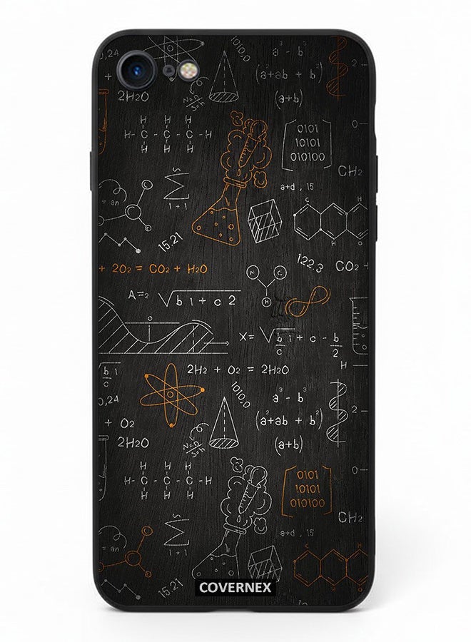 Covernex Apple iPhone 8 Protective Case Cover Printed Featuring The Scientist Chalkboard Formula - Image 2