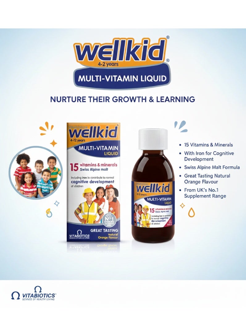 Wellkid Multi-vitamin Liquid - Image 1