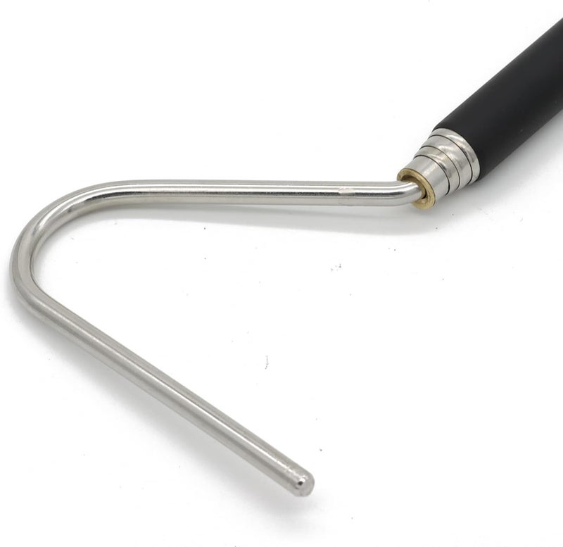 JIH Stainless Steel Extensible Snake Hook 39 inch, Retractable Reptile Hook, Pick-up Handling Tool - Image 2