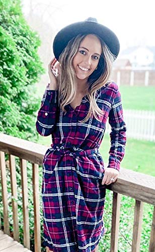 Lanzom Womens Classic Wide Brim Floppy Panama Hat Belt Buckle Wool Fedora Hat (One Size, Black) - Image 4