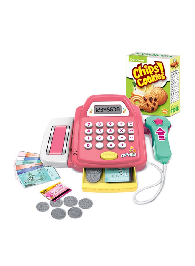 Pretend Play Cash Register Cashier Toy Set - Image 2