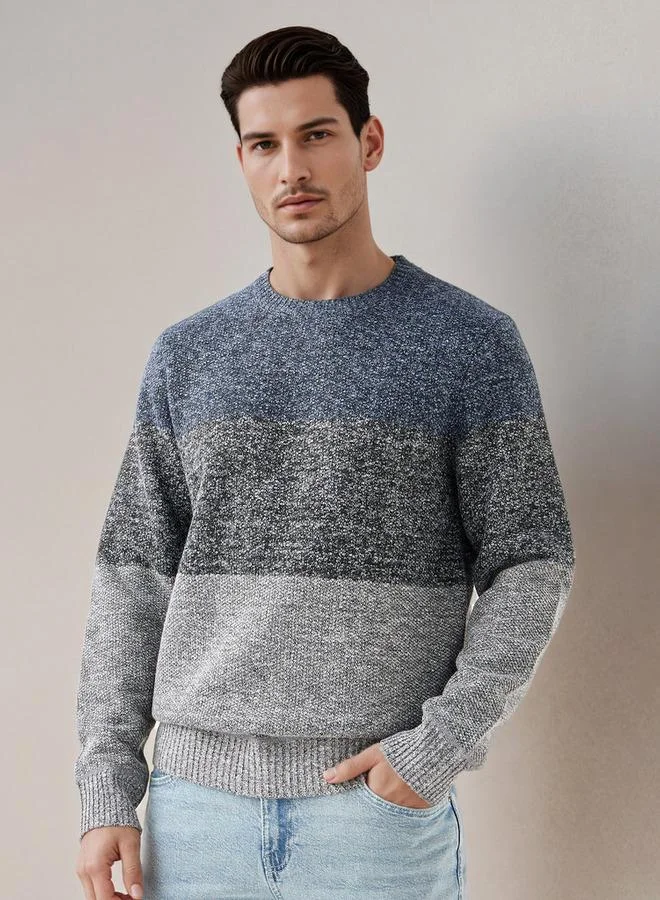 Splash FAV Striped Crew Neck Sweater