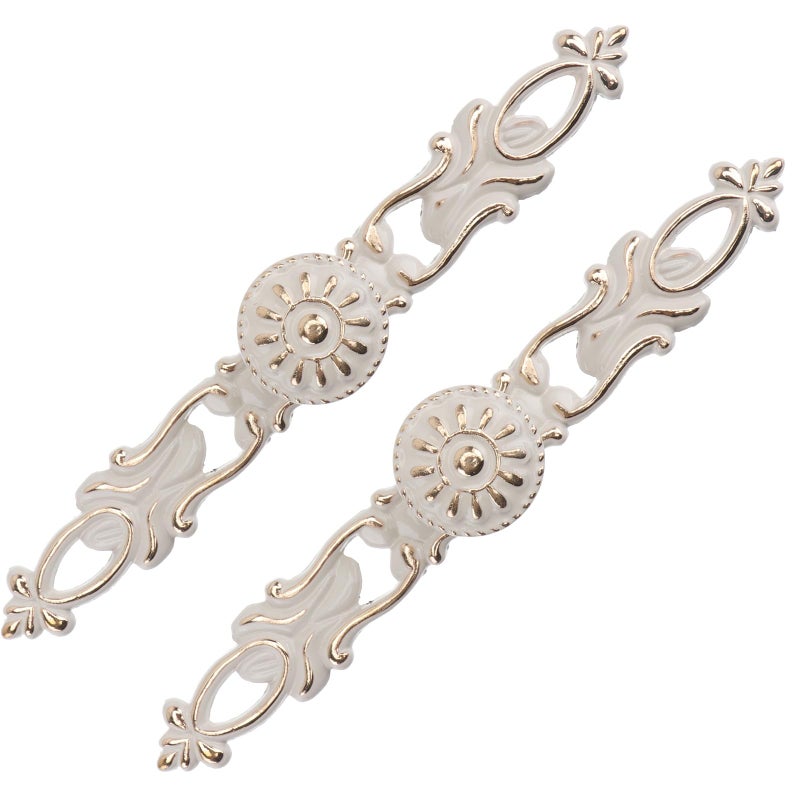 2pcs Ivory White Cabinet Knobs Wardrobe Handles 15mm Kitchen Bathroom Furniture Hardware - Image 2