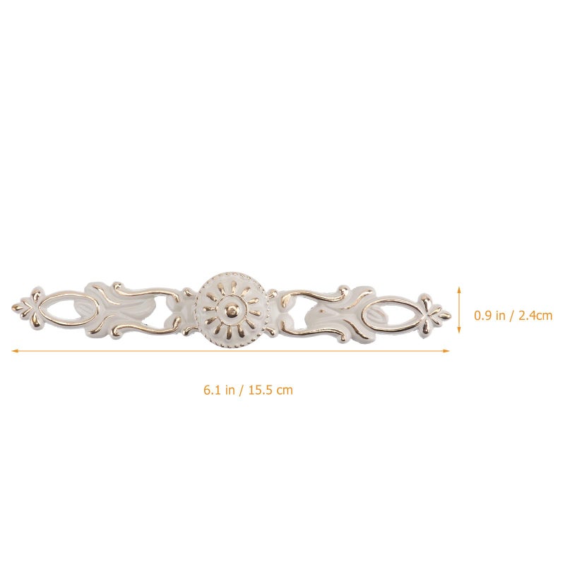 2pcs Ivory White Cabinet Knobs Wardrobe Handles 15mm Kitchen Bathroom Furniture Hardware - Image 3