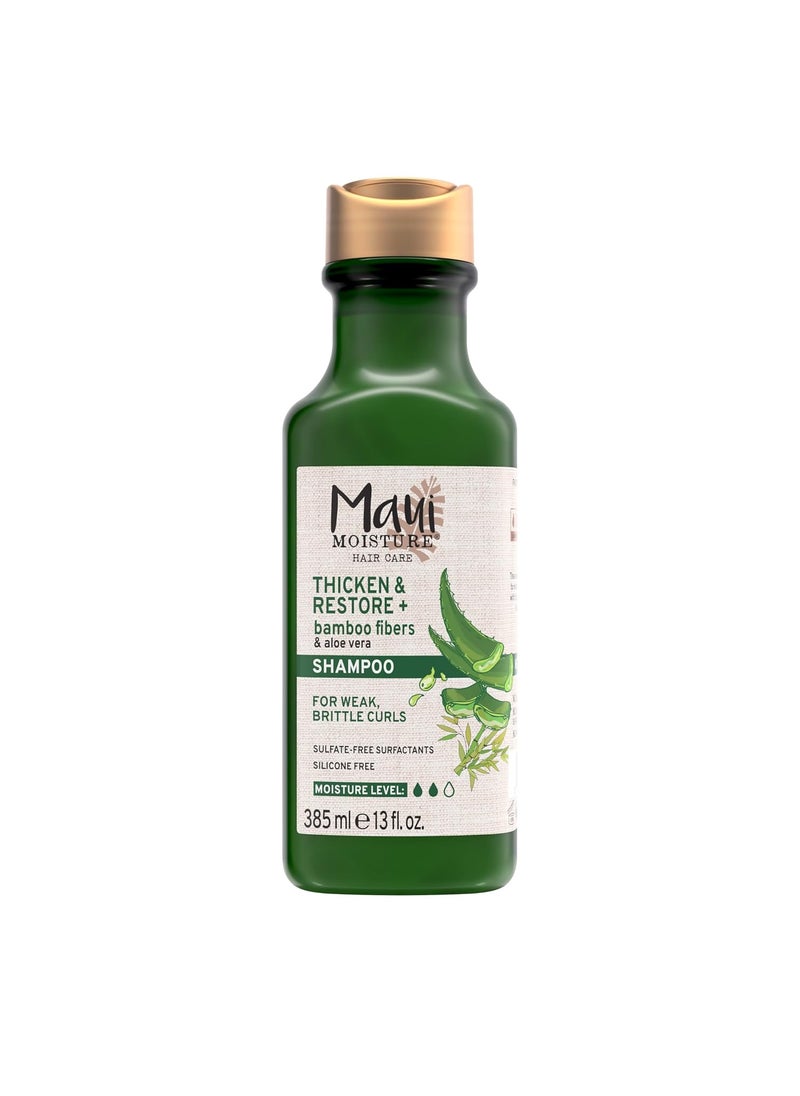 MAUI MOISTURE Maui Moisture Thicken Restore Bamboo Fiber Shampoo 13 Ounce  - Image 1