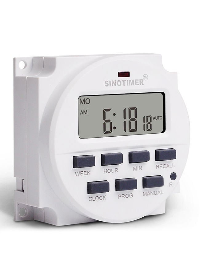 NIBEMINENT Multifunctional Programmable Memory Plant Yard Lamp Timer White 90g - Image 2
