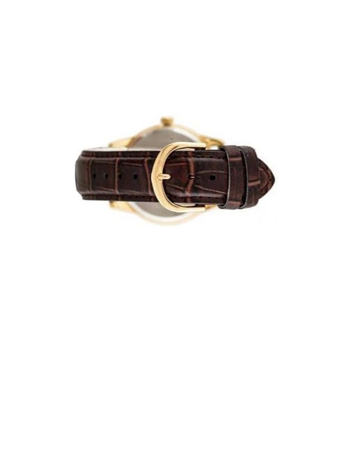 كاسيو ساعة بعقارب مقاومة للماء Mtp-V002GL-1BUDF للرجال - 44 ملم - بني - Image 2