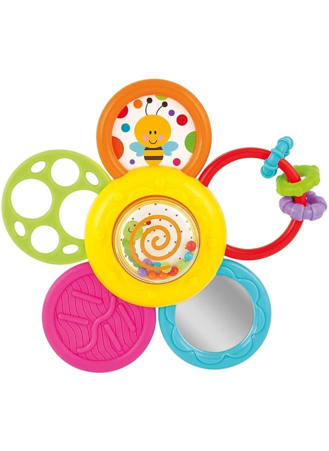 KiddoLab KiddoLab Infant Spin, Rattle and Teether Toy. Baby Multi-use Toy for Better Relaxation and Sleep - Activity Toy for Babies and Toddlers, Develops Fine Motor Skills. Age: 6-12 Months Old and Up  - Image 5