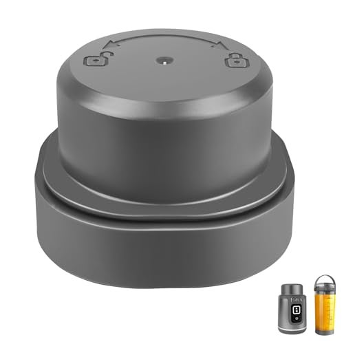 foboko Blade Cover and Vessel Cap for Ninja Blast Portable Blender BC100 Series and BC151 Series, Accessories, Replacement Parts, Leakproof, Dishwasher Safe, Food Grade. Grey - Image 3