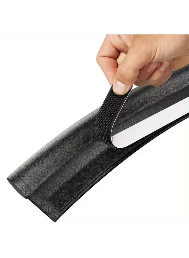 White Soundproof Door Bottom Seal Strip for Indoor Outdoor Noise Reduction - Image 2
