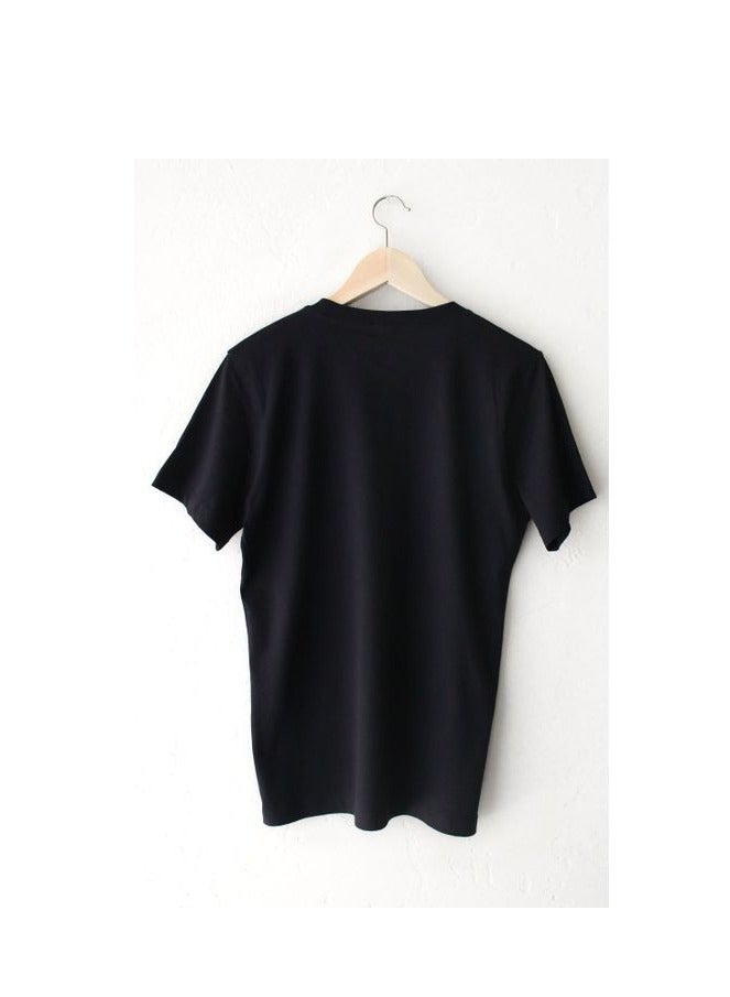 Unisex Black Gym Print T-Shirt by Bandaat Store - Image 2