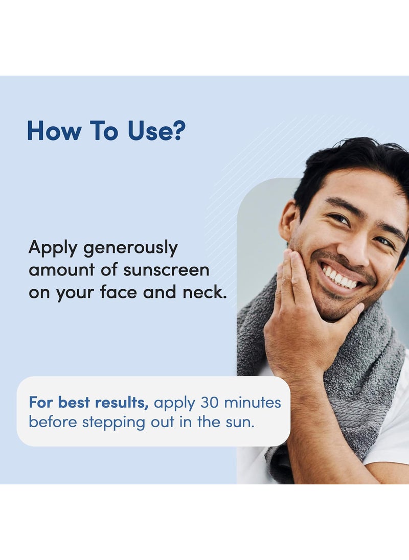 Man Matters Man Matters Probiotic Sunscreen SPF 50 PA 50ml  SunCat MTA Technology  Sweat Resistant  Broad Spectrum Protection  Centella Rice Water  Niacinamide  Non Greasy 0 White Cast  Lightweight  - Image 5