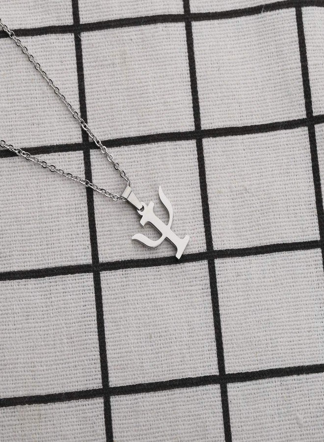 HOLLP Psi Symbol Necklace Bracelet Psychology Psychiatry Psi Symbol Pendant Necklace Bracelet Greek Alphabet Necklace Medical Sign Jewelry, Metal, No Gemstone - Image 3